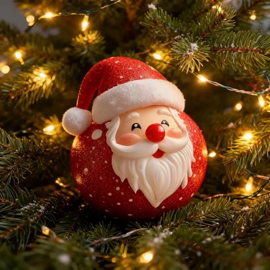 YY5943 Noel Baba Biblo Mumluk Silikon Kalıp